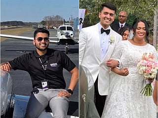 Dave Fiji was killed in a helicopter crash hours after his wedding in Georgia, US.