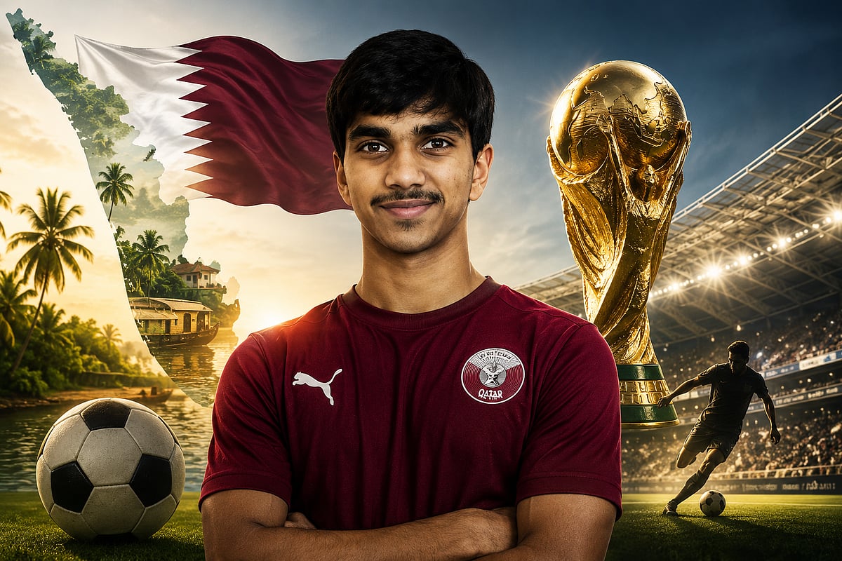From Kerala roots to the World Cup stage. Tahsin Mohammed Jamshid is set to make history with Qatar.