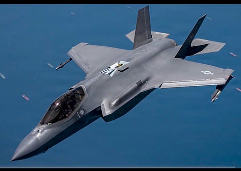 A US F-35 fighter jet flying over the Gulf. At the centre of the US-Iran dispute are two issues that negotiators have struggled to resolve for months: Iran’s stockpile of highly-enriched uranium and the future status of the Strait of Hormuz.
