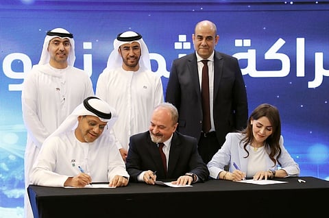 Officials sign the deal formally activating the electronic link between Jordan’s capital market (ASX) and Abu Dhabi Securities Exchange (ADX) through “Tabadul”. The move is expected to boost joint cooperation between Jordan and the UAE, in line with efforts to develop regional financial markets and enhance integration.
