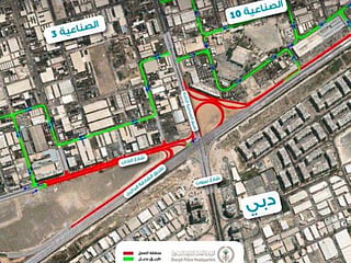 Alternative routes have been prepared to ensure the continued movement of traffic while minimising disruption during construction.