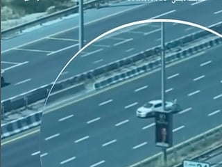 A video shared by the Dubai Civility Committee shows Dubai Police officers rushing to assist the motorist on what appeared to be Sheikh Zayed Road. 