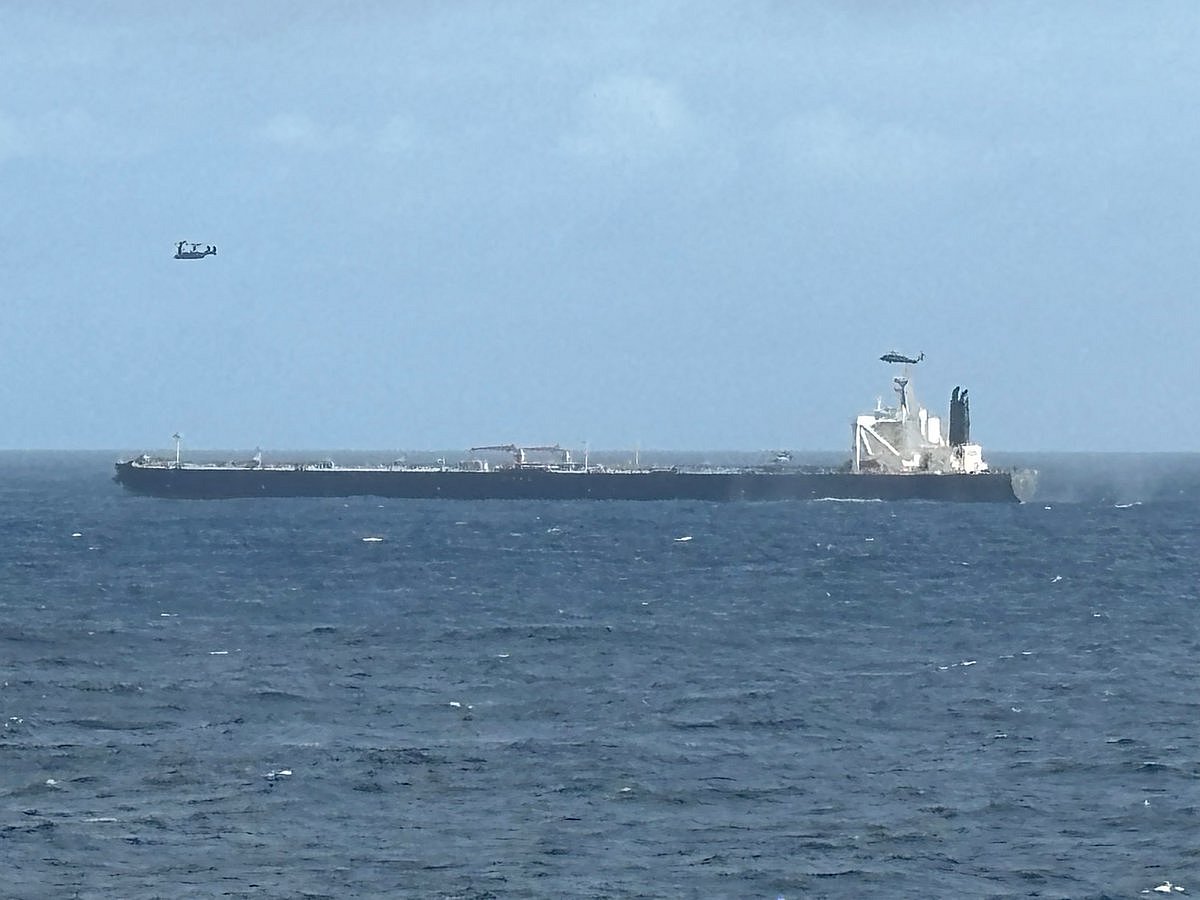 @TheJusticeDept
Overnight, U.S. forces seized the M/T Davina (a/k/a/ Lenore), a supertanker with the capacity for up to two million barrels of oil, and which is listed under U.S. Treasury Dept. sanctions on Iran’s petroleum and petrochemical sectors. The vessel is part of Iran’s Ghost Fleet, a network of illicit shipping facilitators that have enabled the Iranian regime to earn critical energy revenues, undermine stability in the region, and attack U.S. partners and allies.

This seizure is part of DOJ’s work with our whole-of-government partners to disrupt Iran’s illicit oil smuggling and revenue generation that benefit the government of Iran and the IRGC.