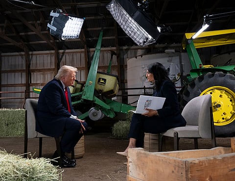Trump cuts NBC interview short after clash over 2020 ‘rigged’ election claims