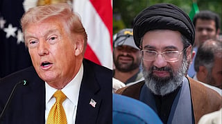 US President Donald Trump and Donald Trump
