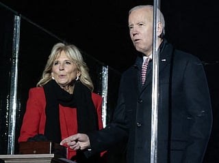  File photo: Joe Biden and Jill Biden.