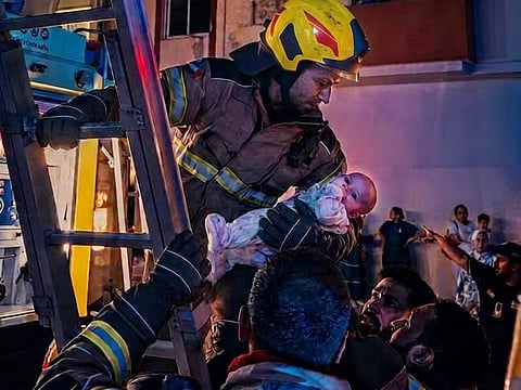 Coordinated response by Civil Defence stopped flames spreading and saved all occupants.