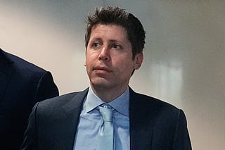 FILE - Sam Altman arrives at the U.S. District Court in Oakland, Calif., April 30, 2026. (AP Photo/Godofredo A. Vásquez, file)