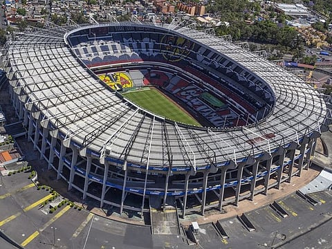 Estadio Azteca, officially known as Estadio Banorte is located on Coyoacán, Mexico City. It is the official home of football team Club América, as well as the Mexico national team. The stadium sits at an altitude of 2,200 metres above sea level.