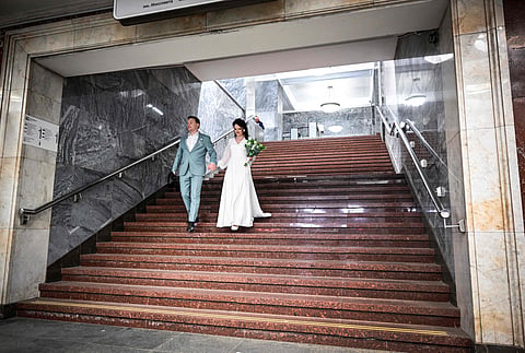 Moscow Metro becomes a wedding hotspot 
