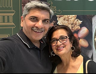 From left to right: Aseem Grover and Fawzia Ahmed