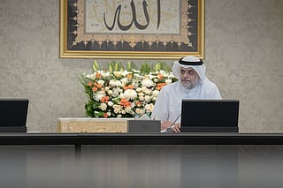 Sheikh Sultan bin Mohammed bin Sultan Al Qasimi chairs the Sharjah Executive Council meeting. 