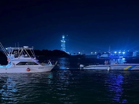 Saudi Arabia's Border Guard rescued seven people after their vessel suffered a mechanical failure while at sea off the coast of Rabigh in the Mecca region.