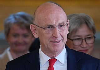 Britain's finance minister John Healey. File photo.