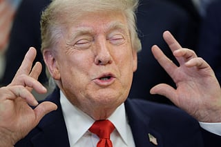 President Donald Trump speaks during a proclamation signing ceremony in the Oval Office of the White House on June 11, 2026 in Washington, DC. 