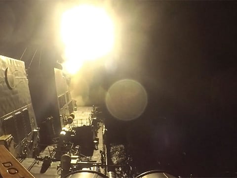 US Central Command (Centcom) said it had completed its second consecutive day of "self-defense strikes.