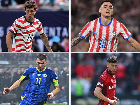 Christian Pulisic , Miguel Almiron , Jonathan Osorio and Edin Dzeko will be in action next in the FIFA World Cup 


