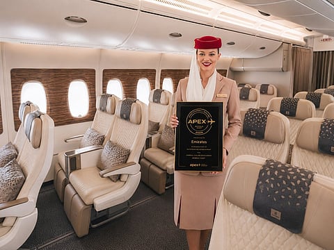 Emirates named Middle East’s best airline as passengers rate comfort, food and Wi-Fi