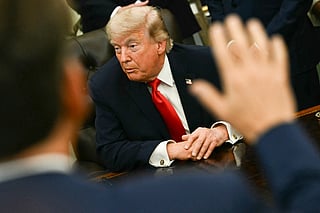 US President Donald Trump speaks before signing a proclamation in the Oval Office of the White House in Washington, DC, on June 11, 2026.