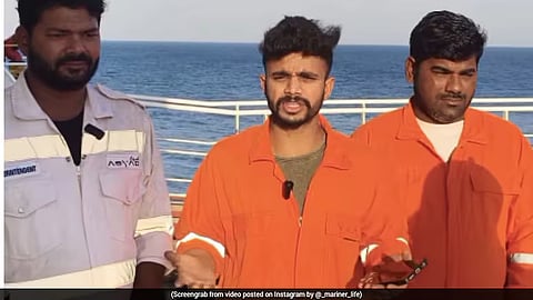 Videos circulating on social media show distressed seafarers claiming they are stranded in dangerous conditions and facing constant threat amid ongoing strikes.