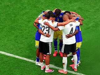 The World Cup often provides special moments away from the games, and this is one of them 