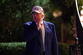 US President Donald Trump is seen during UFC Freedom 250 at the White House on June 14, 2026 in Washington, DC. Chris Graythen/Getty Images/AFP (Photo by Chris Graythen / GETTY IMAGES NORTH AMERICA / Getty Images via AFP)