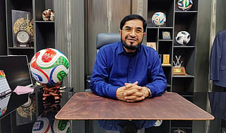 Khawaja Masood Akhtar, during an interview with Arab News on January 24, 2026.