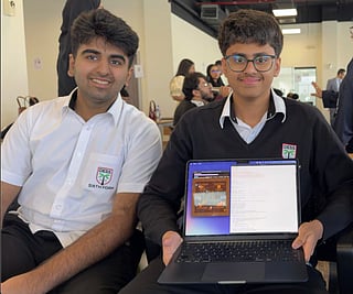 From left to right: Kushal Pagarani and Vivan Panda 
