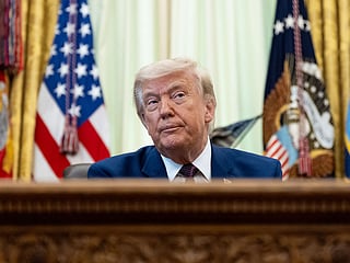 President Donald Trump speaks in the Oval Office of the White House, Wednesday, June 3, 2026, in Washington.