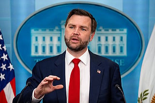 Vice President J.D. Vance speaks during a news conference in the Brady Press Briefing Room at the White House on June 18, 2026 in Washington, DC. Vance is expected to travel to Lucerne, Switzerland tomorrow for follow up talks after a memorandum of understanding (MOU) to end the conflict between the United States and Iran was signed between U.S. President Donald Trump and Iranian President Masoud Pezeshkian.
