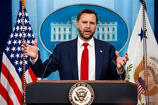 Vice President J.D. Vance speaks during a news conference in the Brady Press Briefing Room at the White House on June 18, 2026 in Washington, DC. Vance is expected to travel to Lucerne, Switzerland tomorrow for follow up talks after a memorandum of understanding (MOU) to end the conflict between the United States and Iran was signed between U.S. President Donald Trump and Iranian President Masoud Pezeshkian.