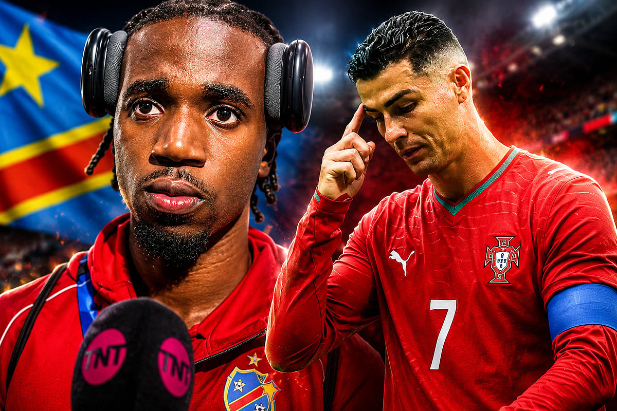 Congo midfielder on Ronaldo