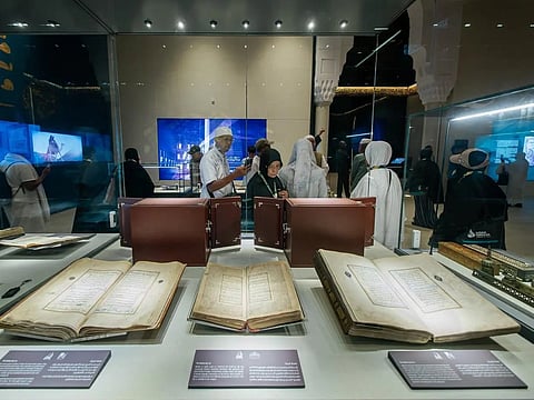 A rare holy Quran manuscript dating back more than 400 years is showcased at the Holy Quran Museum in Mecca, offering visitors a striking glimpse into the artistic mastery and cultural legacy of Islamic civilisation.