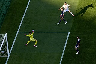 Ismael Saibari of Morocco scores his team's first goal during the FIFA World Cup 2026 Group C match between Scotland and Morocco at Boston Stadium on June 19, 2026 in Foxborough, Massachusetts.