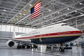 Trump unveils new Air Force One bridge aircraft