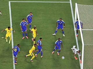 Eloy Room of Curacao makes a save against Gonzalo Plata of Ecuador during the FIFA World Cup 2026 Group E match  at Kansas City Stadium on June 20, 2026 in Kansas City, Missouri.