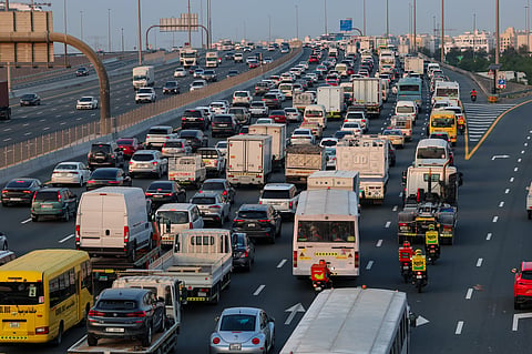 Dubai-Sharjah traffic 