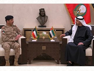 UAE President receives Kuwaiti Armed Forces chief