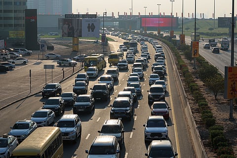 Dubai-Sharjah traffic 