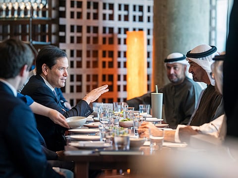 UAE President receives US Secretary of State Marco Rubio in Abu Dhabi
