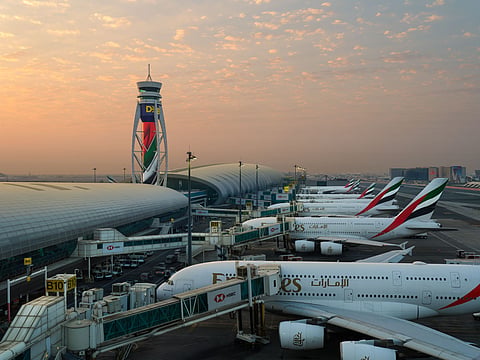 DXB transforms its air traffic control tower into a symbol of UAE pride