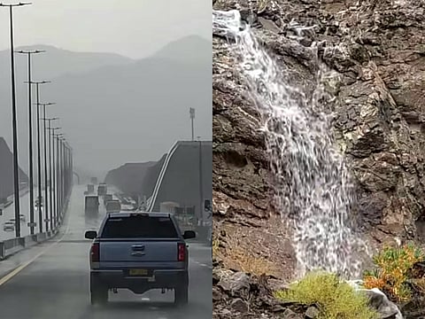 Heavy rain hits UAE's eastern region with more unsettled weather through the weekend