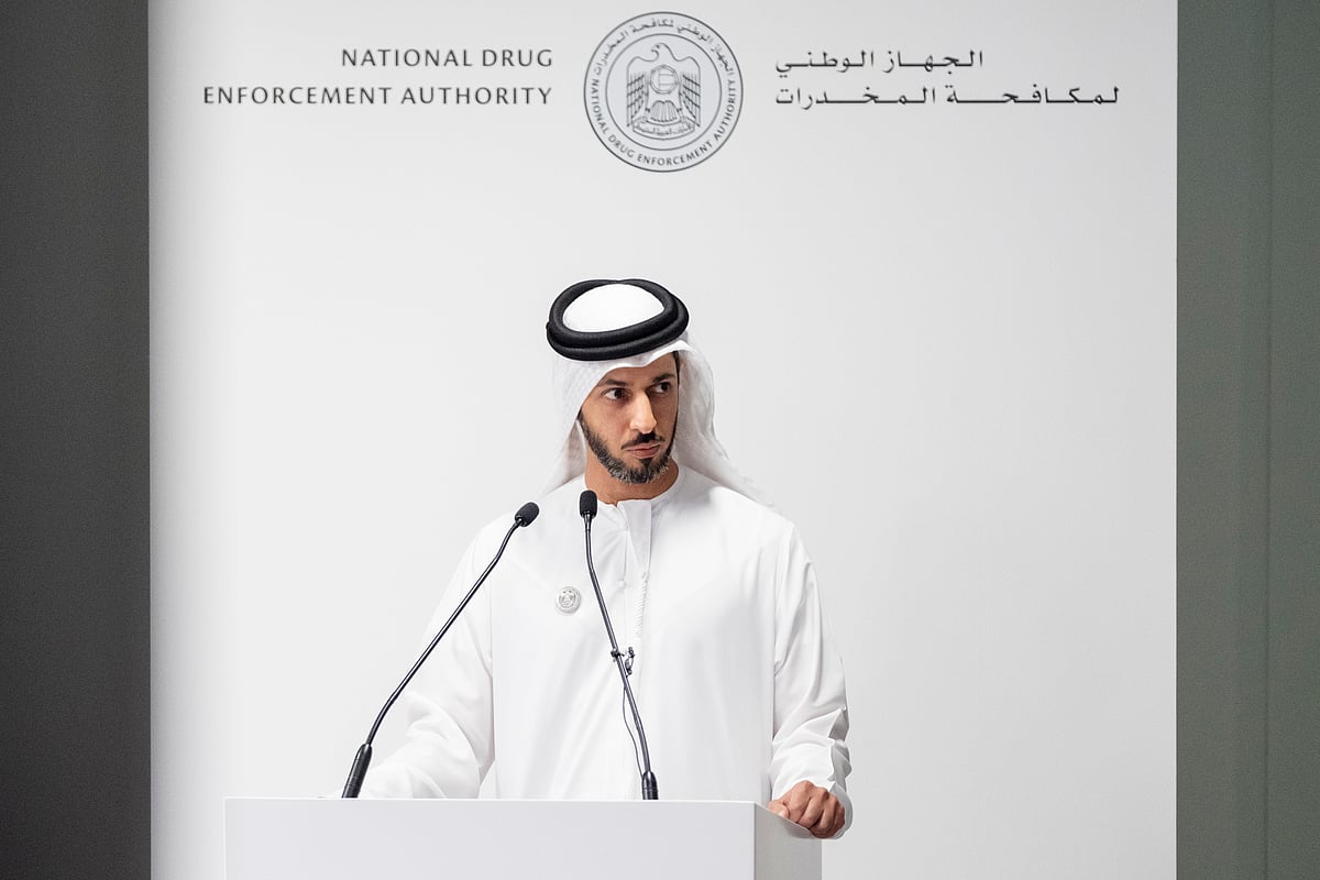 Sheikh Zayed bin Hamad bin Hamdan Al Nahyan during the event in Dubai on Wedndesday.