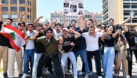 Students took to the streets after the Cabinet announced the cancelation of high school exams, while videos circulating on social media showed them dancing, setting off fireworks and celebrating a decision that ended weeks of uncertainty and anxiety for students and their families.
