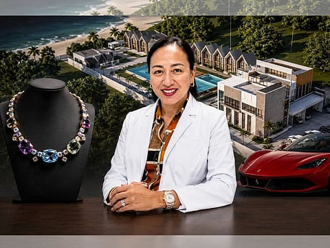Filipino American nurse Marizel Yukee allegedly used proceeds from the fraud scheme to help build a resort (right) in Santa Ana, Cagayan, Philippines, according to U.S. federal authorities.
