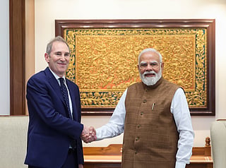 Amazon Chief Executive Officer Andy Jassy during his meeting with Prime Minister Narendra Modi in New Delhi on June 25, 2026.