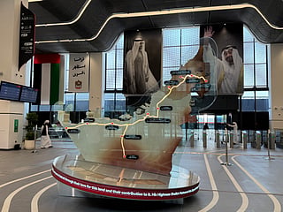 Etihad Rail Passenger Station in Mohammed Bin Zayed City, Abu Dhabi, 