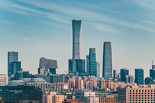 The aircraft, described by witnesses as roughly the size of a car, slammed into the 109-storey CITIC Tower shortly before 6pm local time.