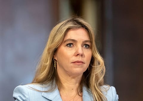 Sarah Wynn-Williams, Facebook's former director of Global Public Policy, testifies on Capitol Hill, April 9, 2025, in Washington.