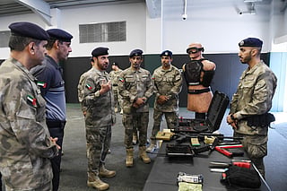 Al Muhairi Inspects Traffic Patrol Readiness, Training and Tech to Boost Road Safety in Abu Dhabi